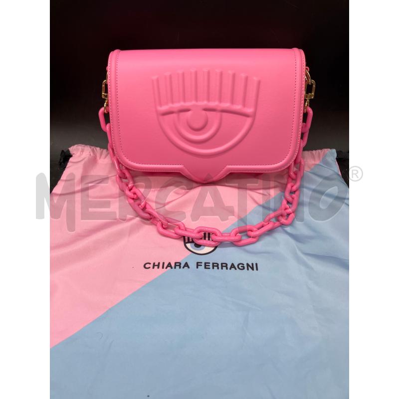 TRACOLLA CHIARA FERRAGNI ROSA OCCHIO  | Mercatino dell'Usato Roma eur 1