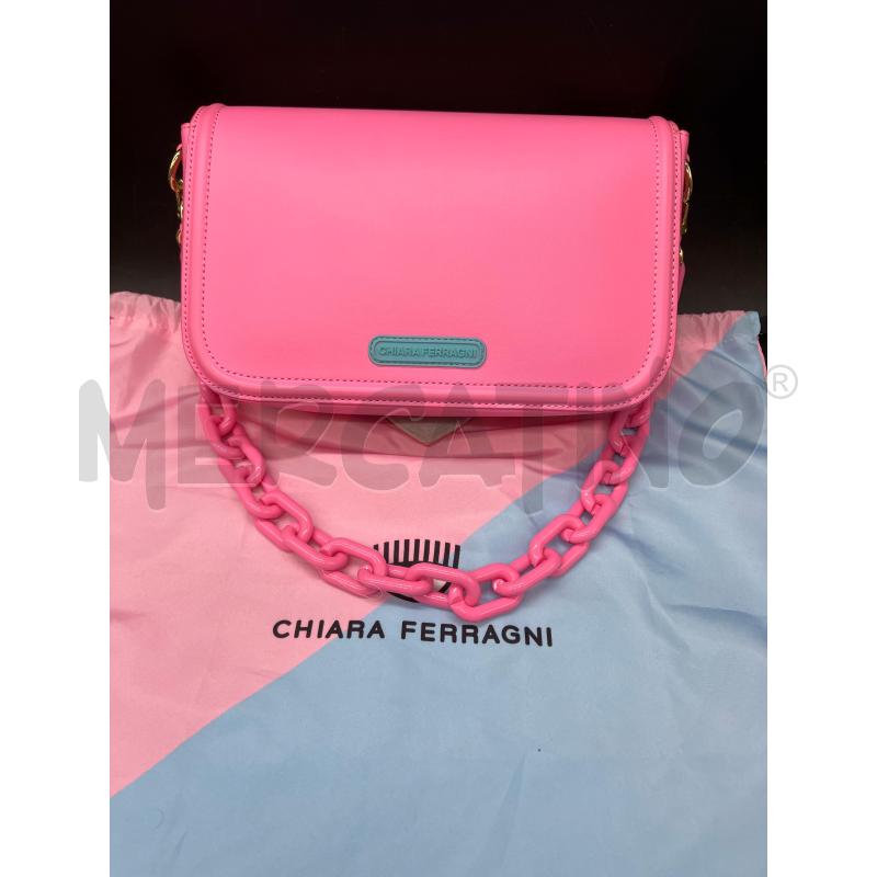 TRACOLLA CHIARA FERRAGNI ROSA OCCHIO  | Mercatino dell'Usato Roma eur 2