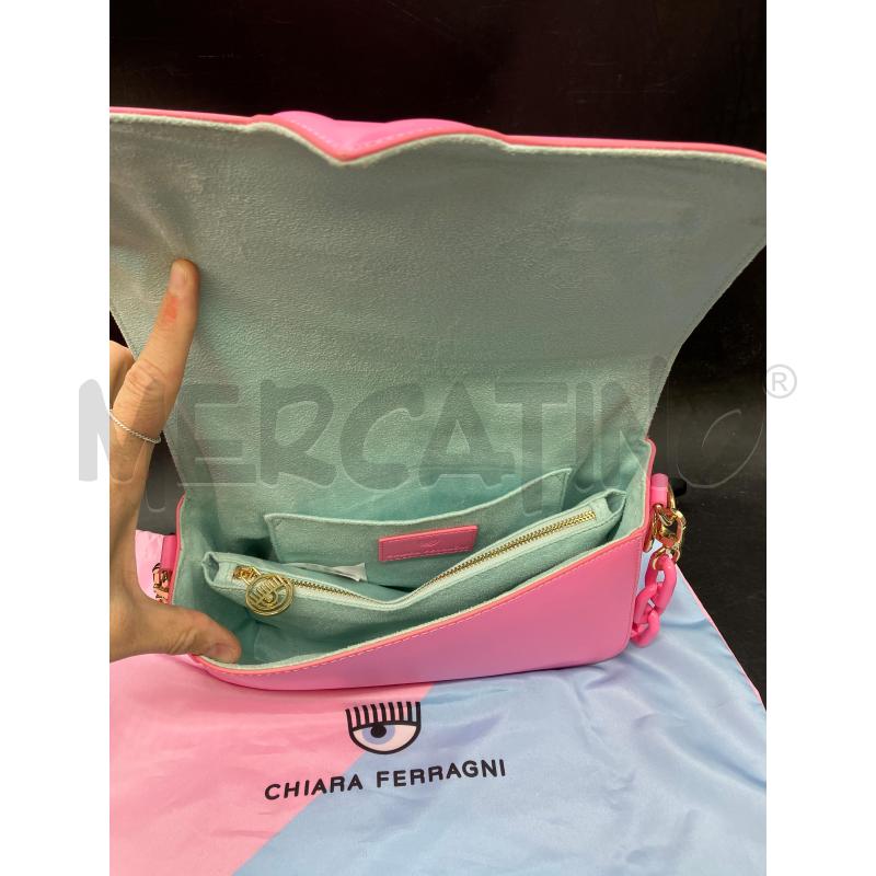TRACOLLA CHIARA FERRAGNI ROSA OCCHIO  | Mercatino dell'Usato Roma eur 3