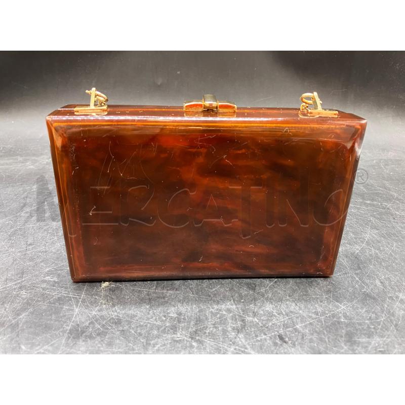 TRACOLLA CLUTCH ELLEBI VINTAGE MARR LOGO DOR RIGIDA | Mercatino dell'Usato Roma eur 4