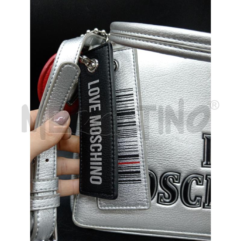TRACOLLA D LOVE MOSCHINO ARG SPECCHIETTO ROSS | Mercatino dell'Usato Roma eur 2