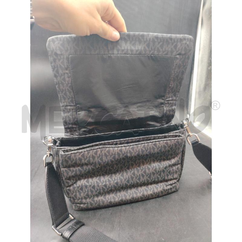 TRACOLLA D MICHAEL KORS NYLON GRI  | Mercatino dell'Usato Roma eur 3