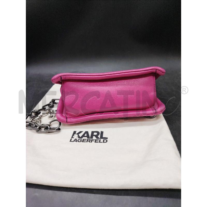 TRACOLLA KARL LAGERFELD RS PELLE DETT ARG | Mercatino dell'Usato Roma eur 4