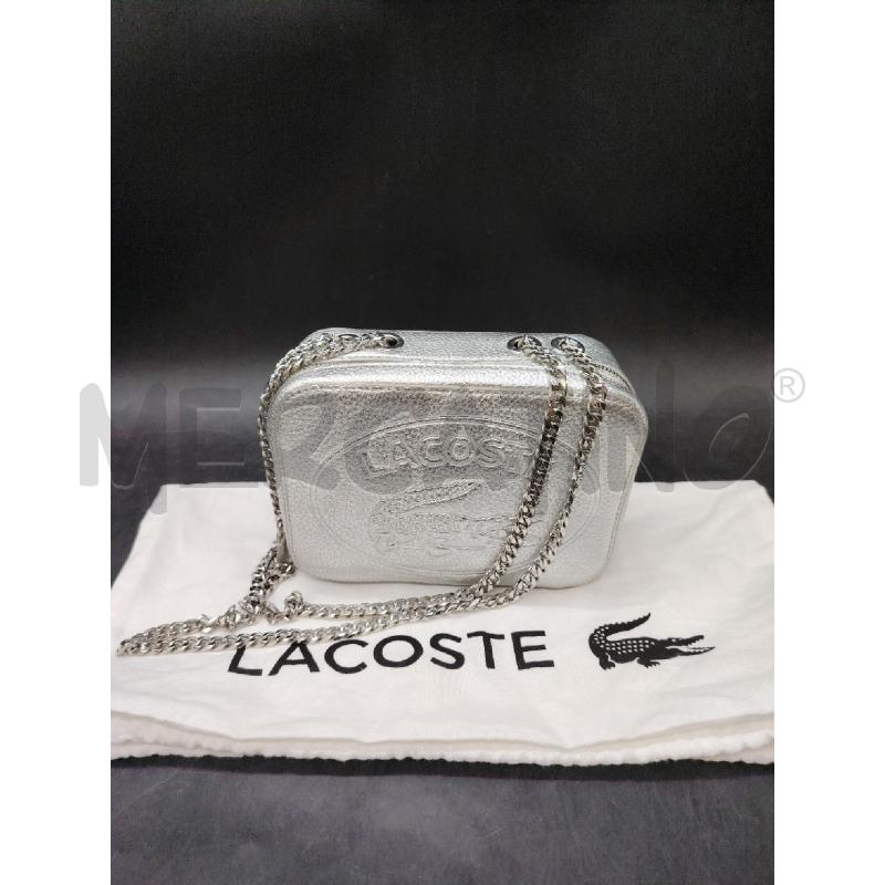 TRACOLLA LACOSTE GRI ARGENTATA | Mercatino dell'Usato Roma eur 1
