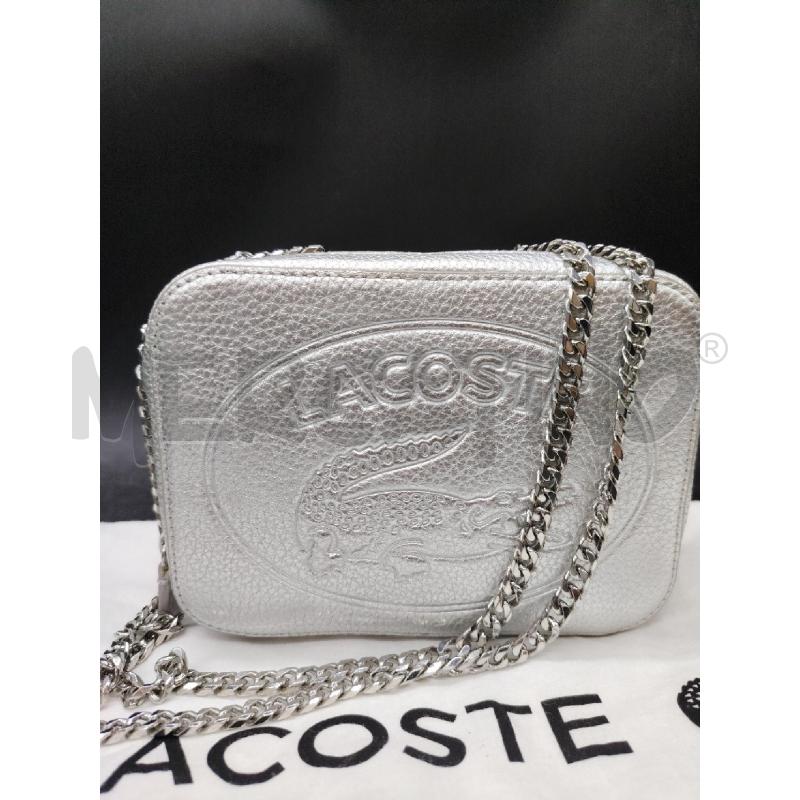 TRACOLLA LACOSTE GRI ARGENTATA | Mercatino dell'Usato Roma eur 2
