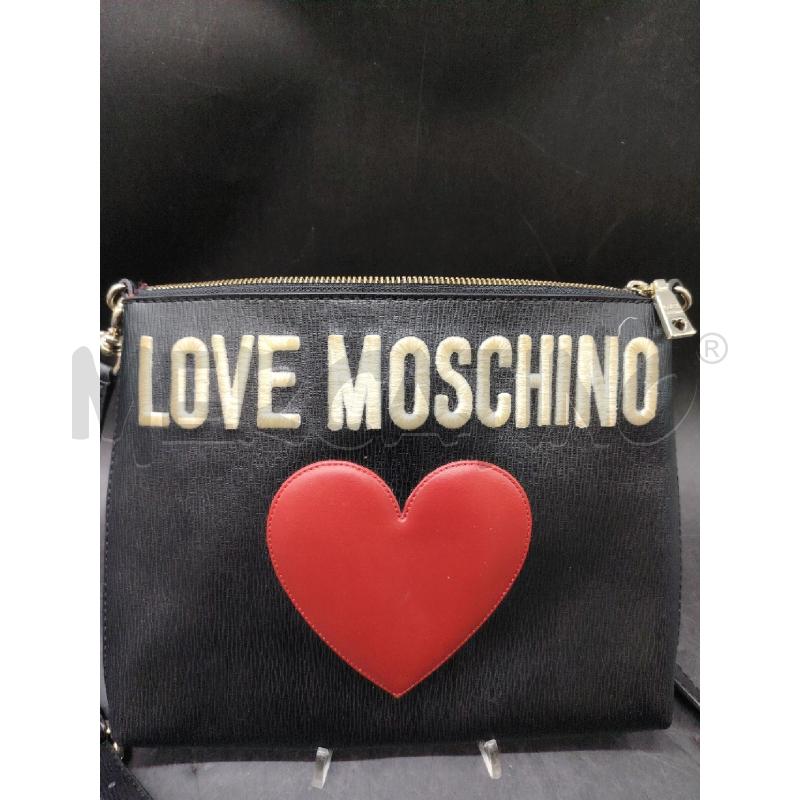 TRACOLLA LOVE MOSCHINO NE SCRITTA BIA CUORE | Mercatino dell'Usato Roma eur 2