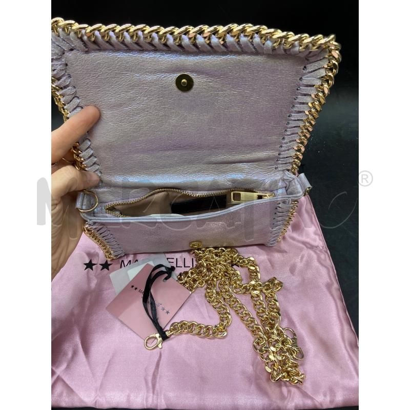 TRACOLLA MARC ELLIS CANGIANTE ROSA VIOLA CATENA | Mercatino dell'Usato Roma eur 4