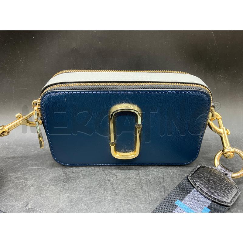 TRACOLLA MARC JACOBS NERO BLU GRI | Mercatino dell'Usato Roma eur 2