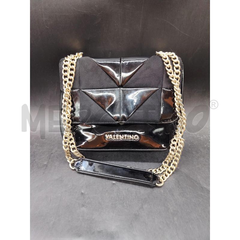 TRACOLLA MARIO VALENTINO VERNICE NERO | Mercatino dell'Usato Roma eur 1