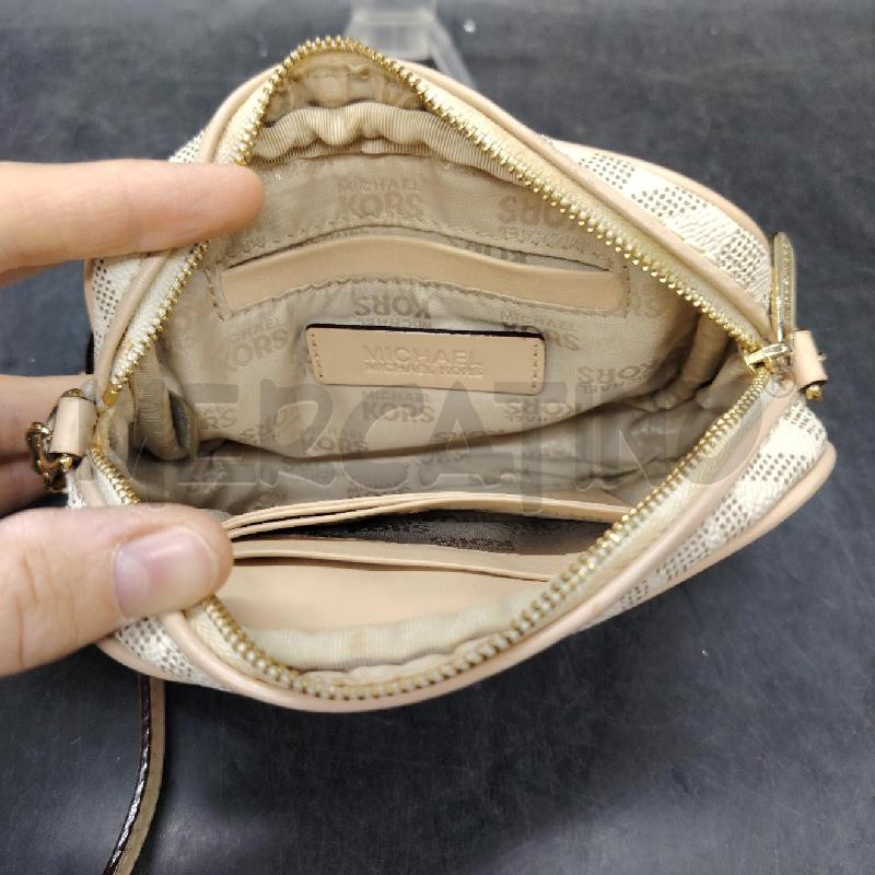 TRACOLLA MICAHEL KORS PANNA MONOGRAM  | Mercatino dell'Usato Roma eur 4