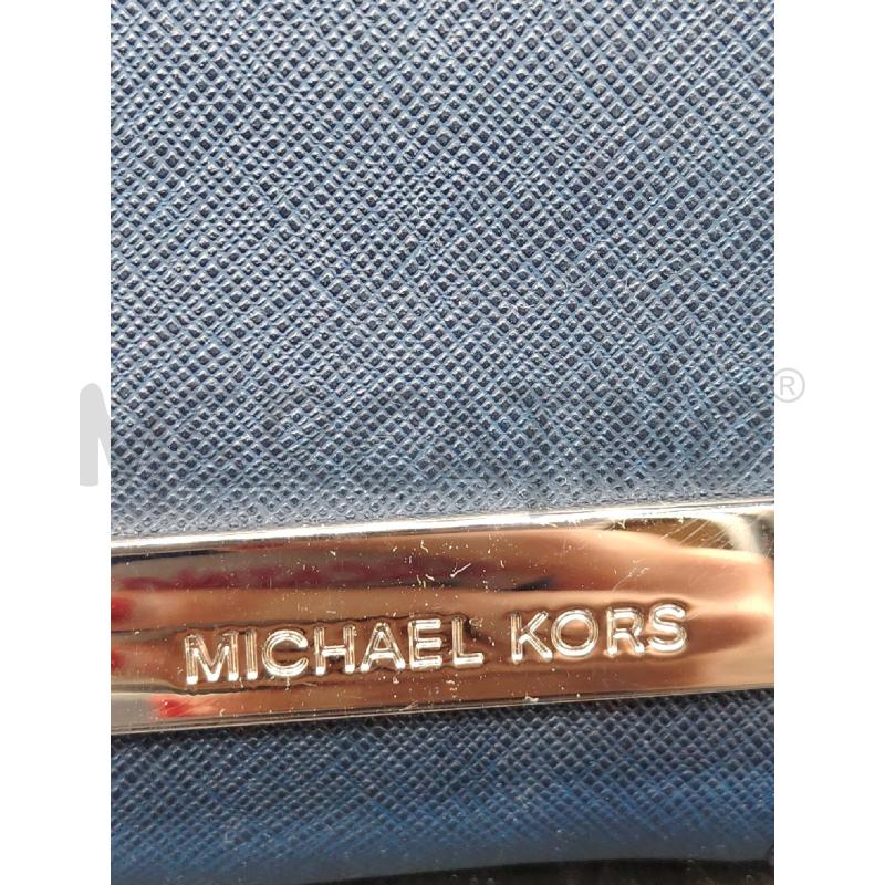 TRACOLLA MICHAEL KORS BLU DETT ARG | Mercatino dell'Usato Roma eur 2