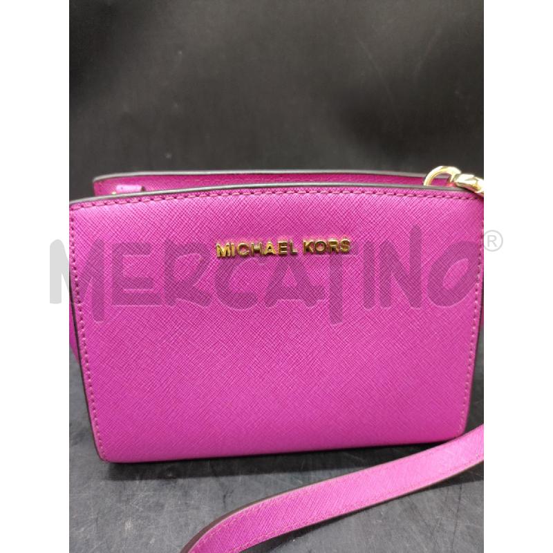 TRACOLLA MICHAEL KORS FUCSIA | Mercatino dell'Usato Roma eur 2