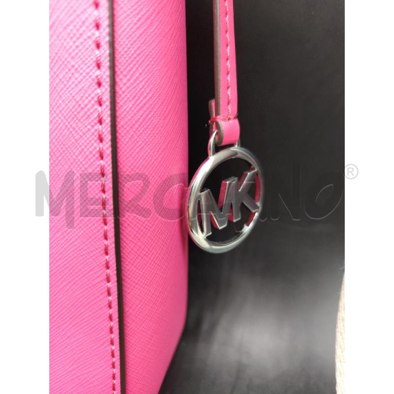 TRACOLLA MICHAEL KORS FUCSIA BEIGE | Mercatino dell'Usato Roma eur 2