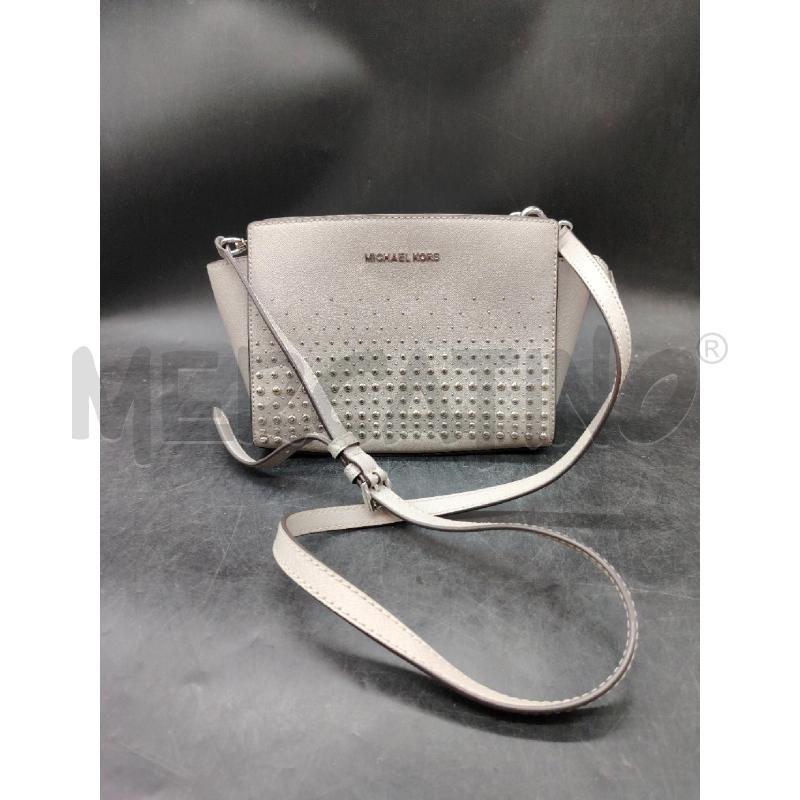 TRACOLLA MICHAEL KORS GRI BORCHIE PIATTE | Mercatino dell'Usato Roma eur 1