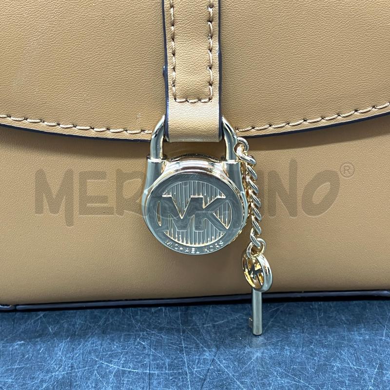 TRACOLLA MICHAEL KORS MARRONE CHIUSURA LUCCHETTO DOR  | Mercatino dell'Usato Roma eur 2