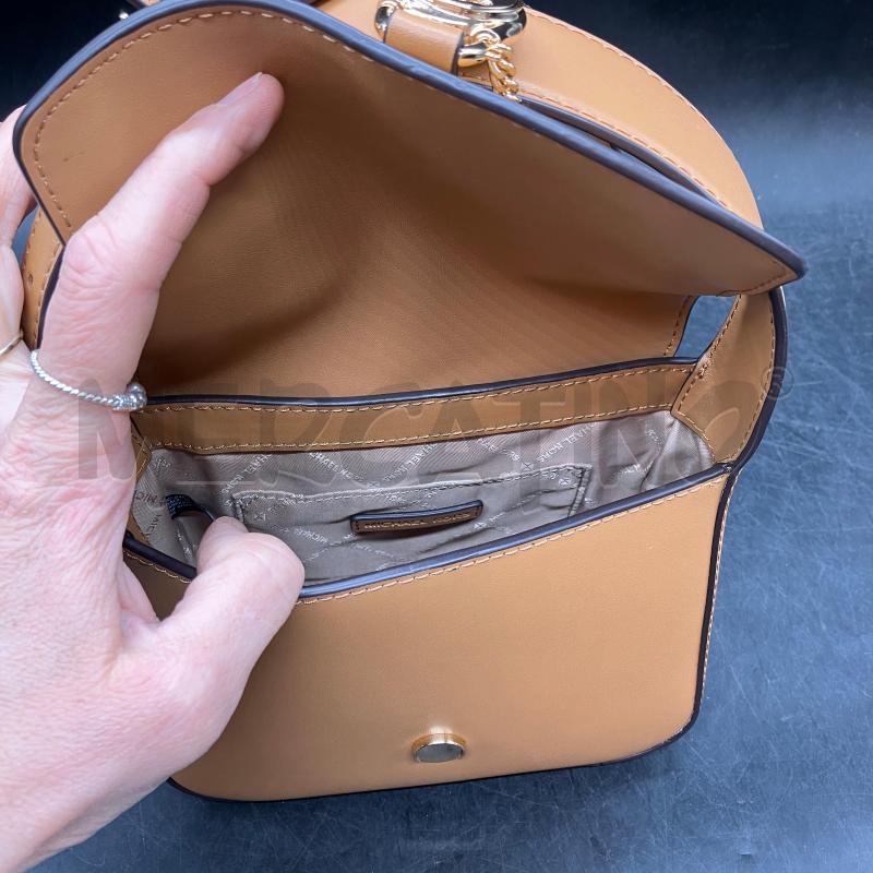 TRACOLLA MICHAEL KORS MARRONE CHIUSURA LUCCHETTO DOR  | Mercatino dell'Usato Roma eur 4
