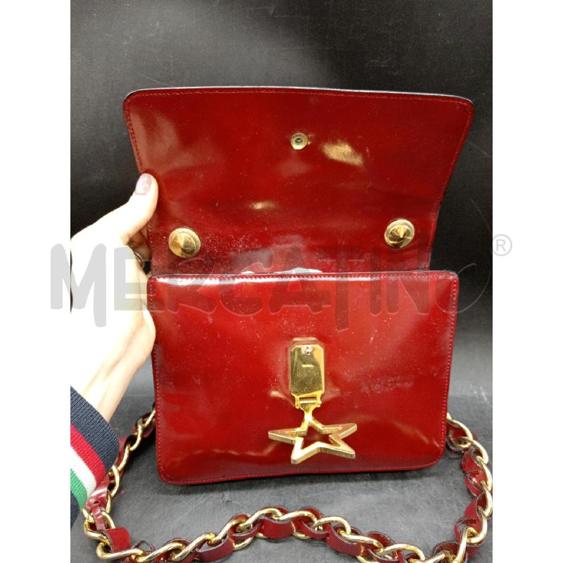 TRACOLLA MOSCHINO ROSSA STELLA DOR 453092 | Mercatino dell'Usato Roma eur 3