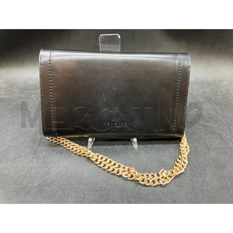 TRACOLLA NENETTE NERA CATENA DOR | Mercatino dell'Usato Roma eur 3