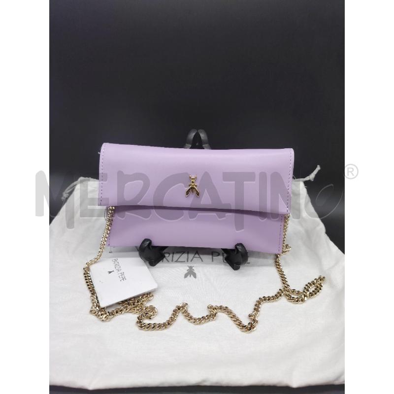 TRACOLLA PATRIZIA PEPE LILLA BLOOM ETICHETTA | Mercatino dell'Usato Roma eur 1