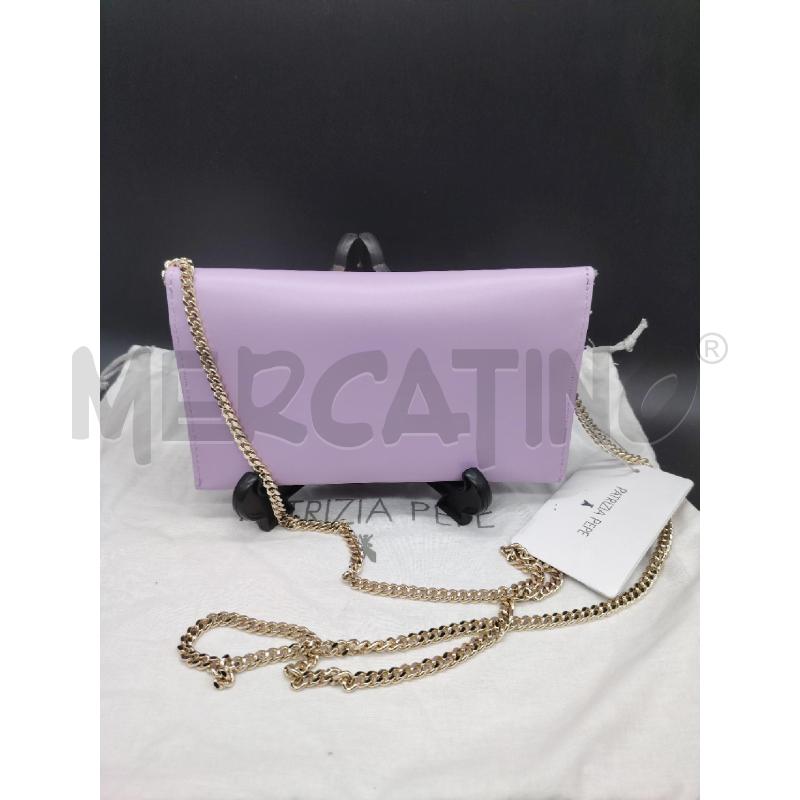 TRACOLLA PATRIZIA PEPE LILLA BLOOM ETICHETTA | Mercatino dell'Usato Roma eur 3