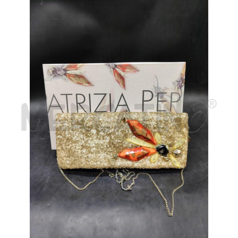 TRACOLLA PATRIZIA PEPE PAILLETTES DOR  | Mercatino dell'Usato Roma eur 1