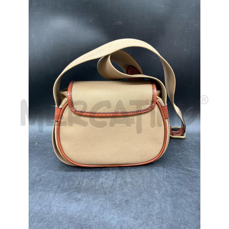 TRACOLLA PELLE FIBBIA GROSSA BEIGE | Mercatino dell'Usato Roma eur 2