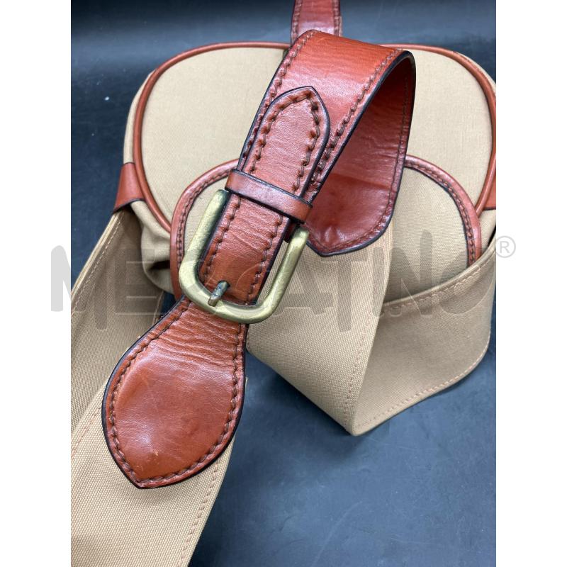 TRACOLLA PELLE FIBBIA GROSSA BEIGE | Mercatino dell'Usato Roma eur 3