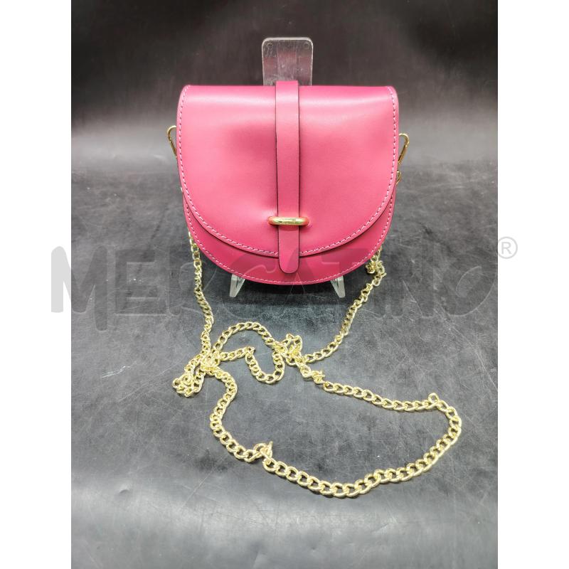 TRACOLLA PELLE FUCSIA | Mercatino dell'Usato Roma eur 1