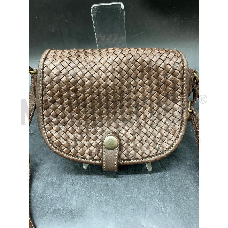 TRACOLLA PELLE INTRECCIATA MARR | Mercatino dell'Usato Roma eur 2