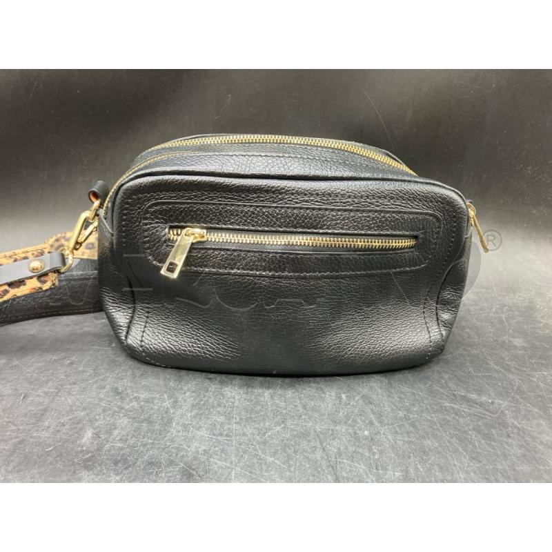 TRACOLLA PELLE NERA VM TRACOLLA CAVALLINO | Mercatino dell'Usato Roma eur 3