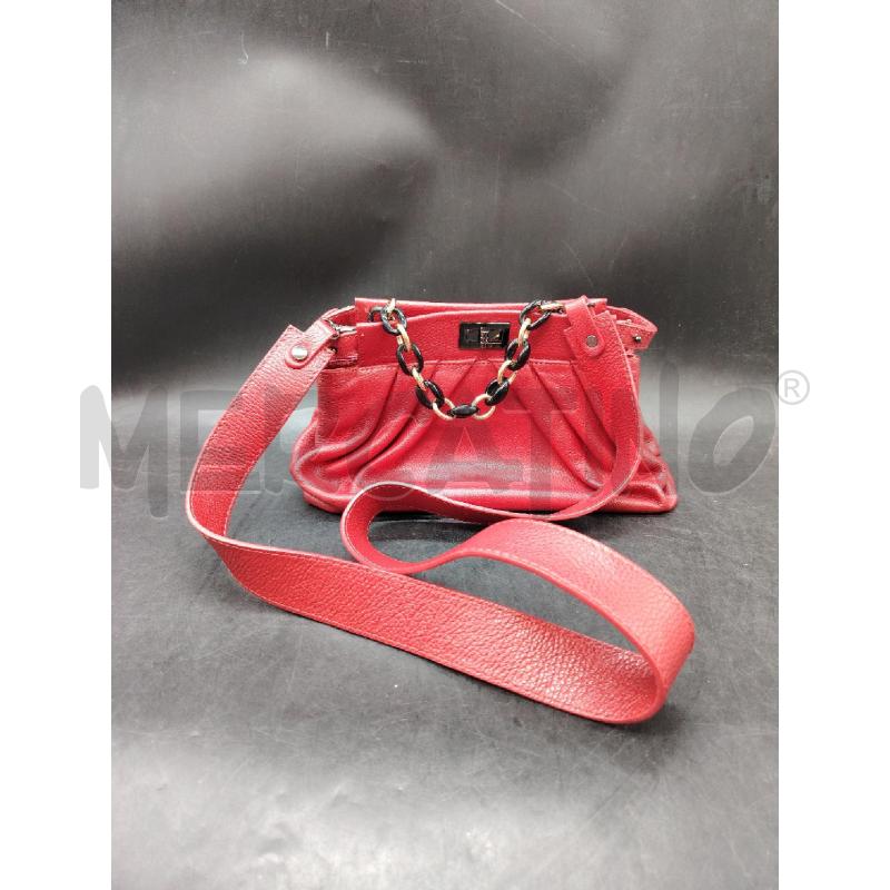 TRACOLLA PELLE ROSSA  | Mercatino dell'Usato Roma eur 1