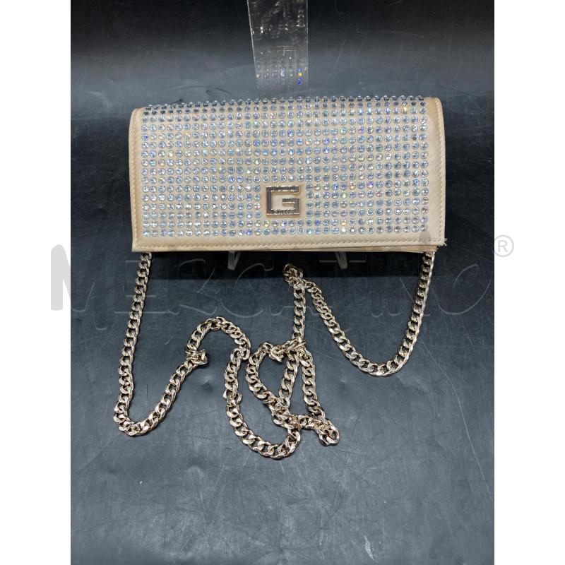 TRACOLLA POCHETTE GUESS RS STRASS | Mercatino dell'Usato Roma eur 1