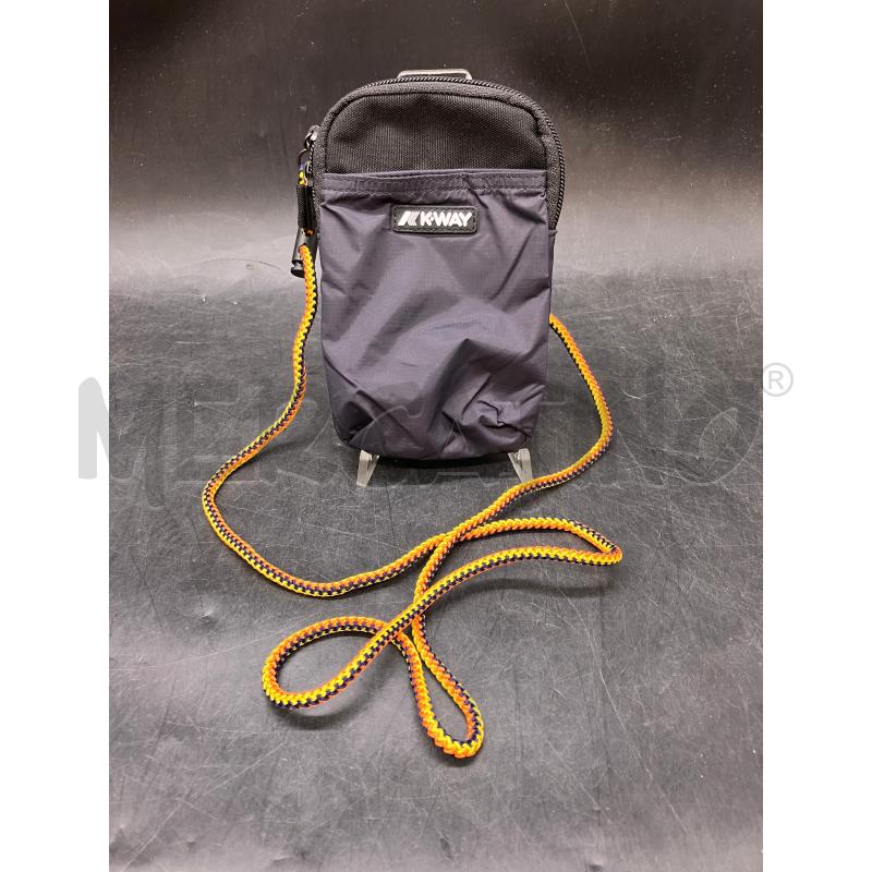 TRACOLLA PORTA CELLULARE KWAY NERO | Mercatino dell'Usato Roma eur 1