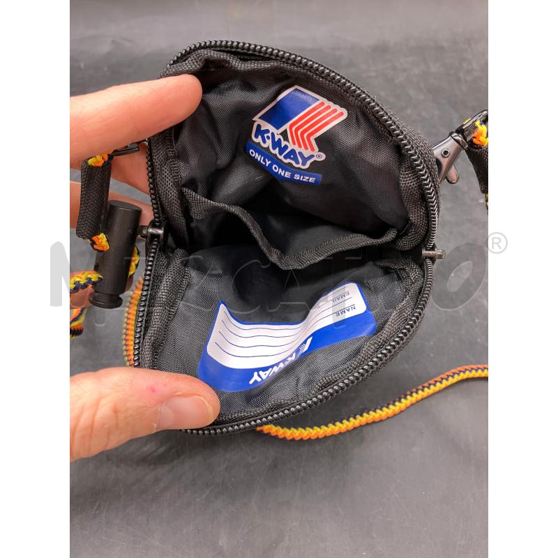 TRACOLLA PORTA CELLULARE KWAY NERO | Mercatino dell'Usato Roma eur 3