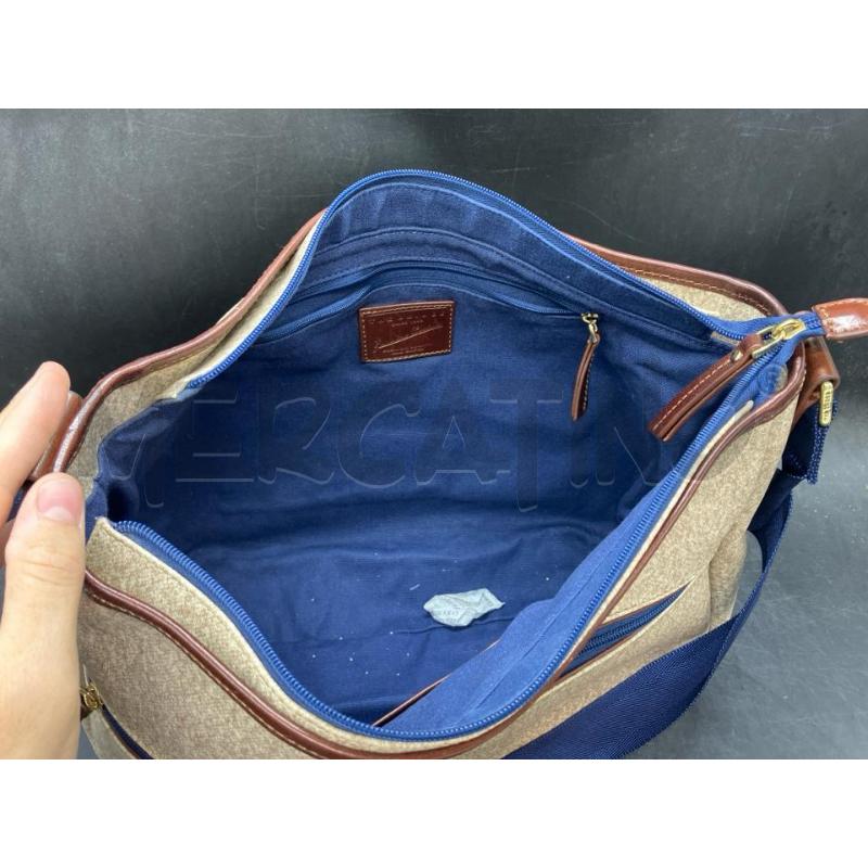 TRACOLLA THE BRIDGE BEIGE PROFILI CUOIO TRACOLLA BLU | Mercatino dell'Usato Roma eur 4
