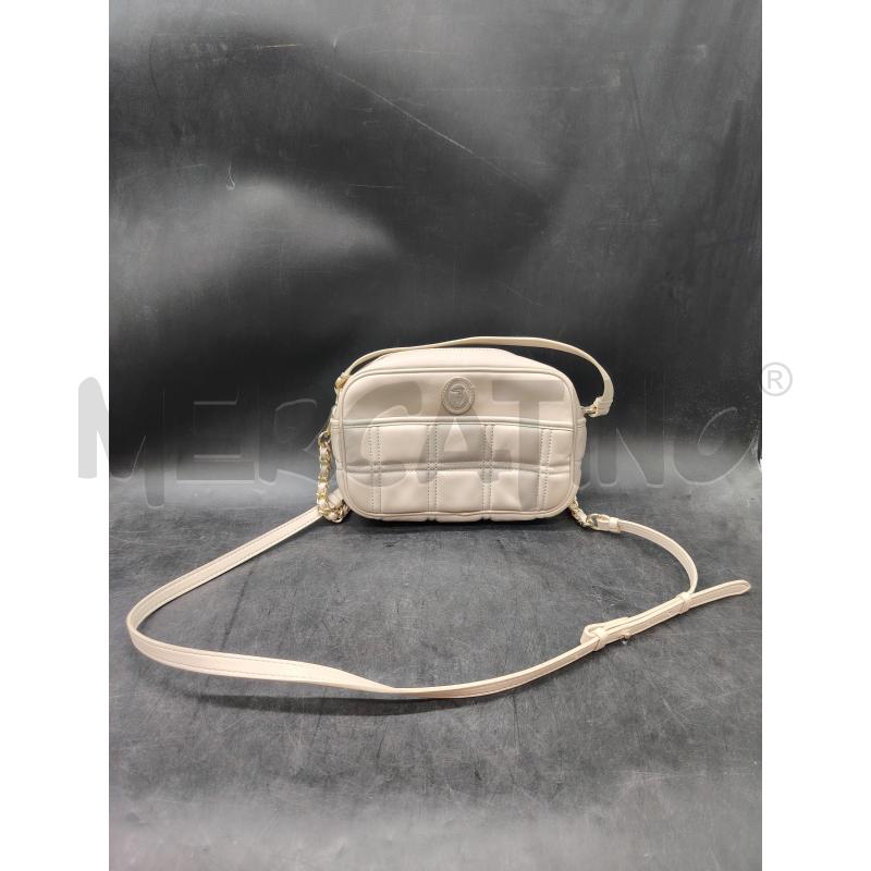 TRACOLLA TRUSSARDI BEIGE CHIARO TRAPUNTATA | Mercatino dell'Usato Roma eur 1