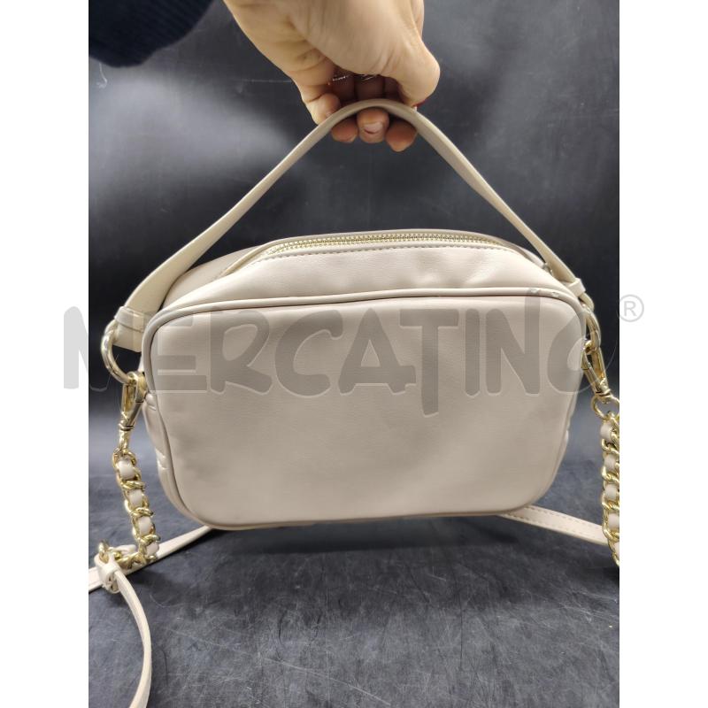 TRACOLLA TRUSSARDI BEIGE CHIARO TRAPUNTATA | Mercatino dell'Usato Roma eur 3