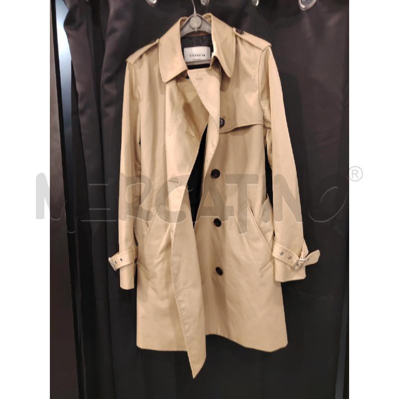TRENCH D COACH BEIGE DOPPIOPETTO  | Mercatino dell'Usato Roma eur 1
