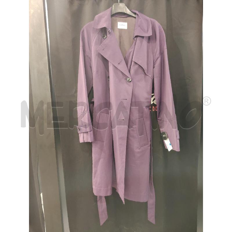 TRENCH D FARHI VIOLA | Mercatino dell'Usato Roma eur 1