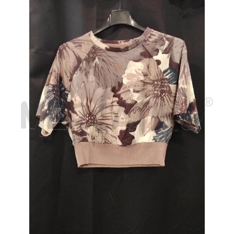 T SHIRT D ADIDAS CROP FANT RS FIORI | Mercatino dell'Usato Roma eur 1