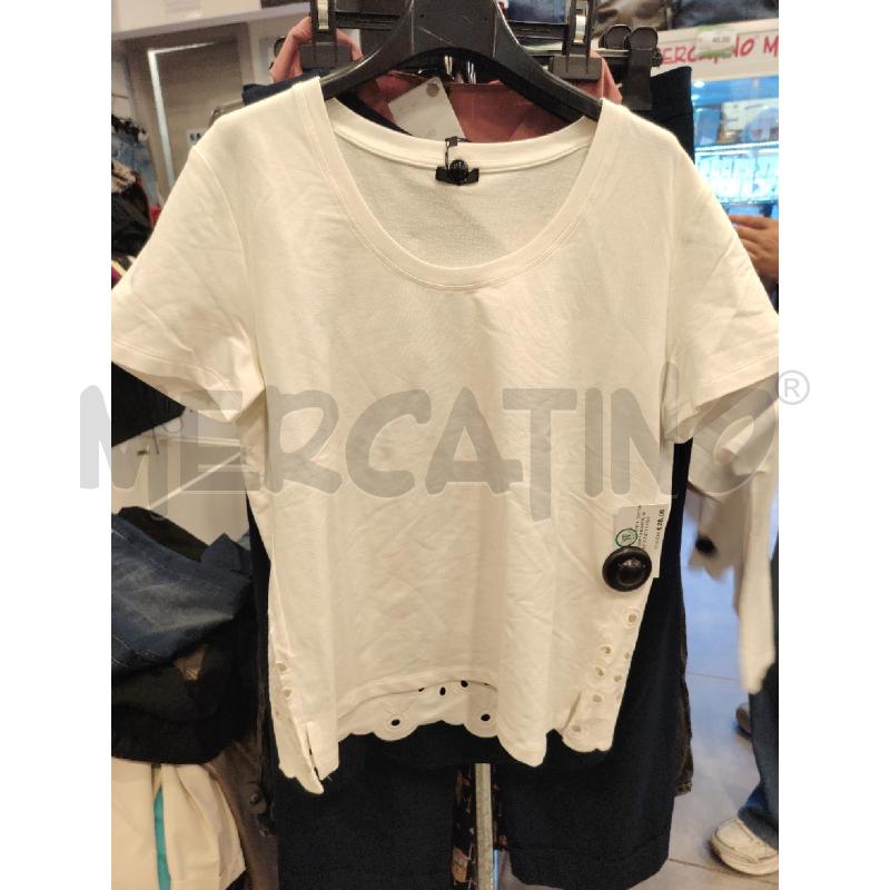 T SHIRT D BISBIGLI BIA ETICHETTA FIORI | Mercatino dell'Usato Roma eur 1