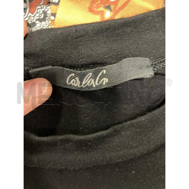 T SHIRT D CARLA G SOTTOGIACCA CEL/NE/BIA | Mercatino dell'Usato Roma eur 3