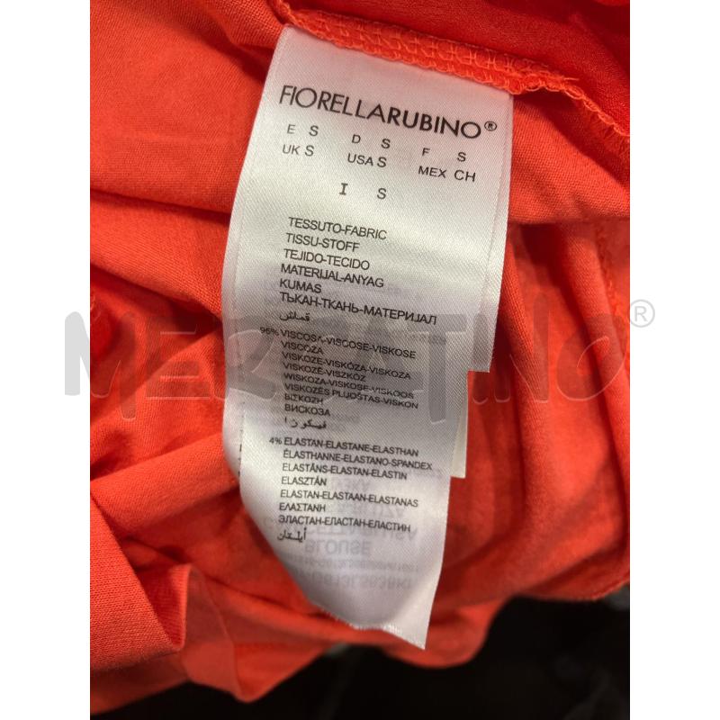 T SHIRT D FIORELLA RUBINO SALMONE ETICHETTA | Mercatino dell'Usato Roma eur 3