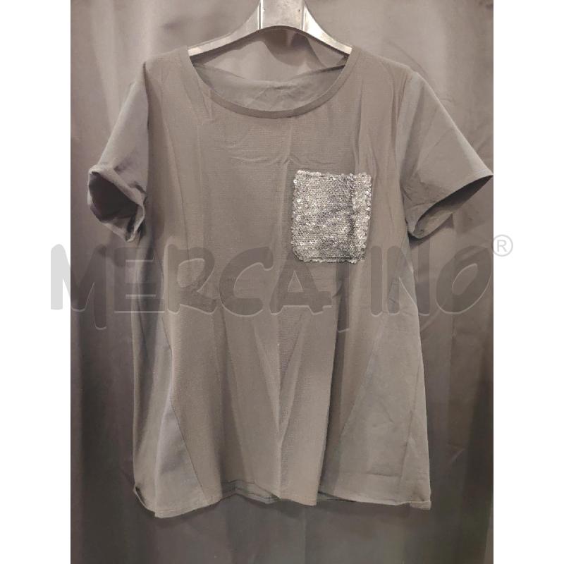 T SHIRT D LIU JO NE ETICHETTA TASCA STRASS | Mercatino dell'Usato Roma eur 1