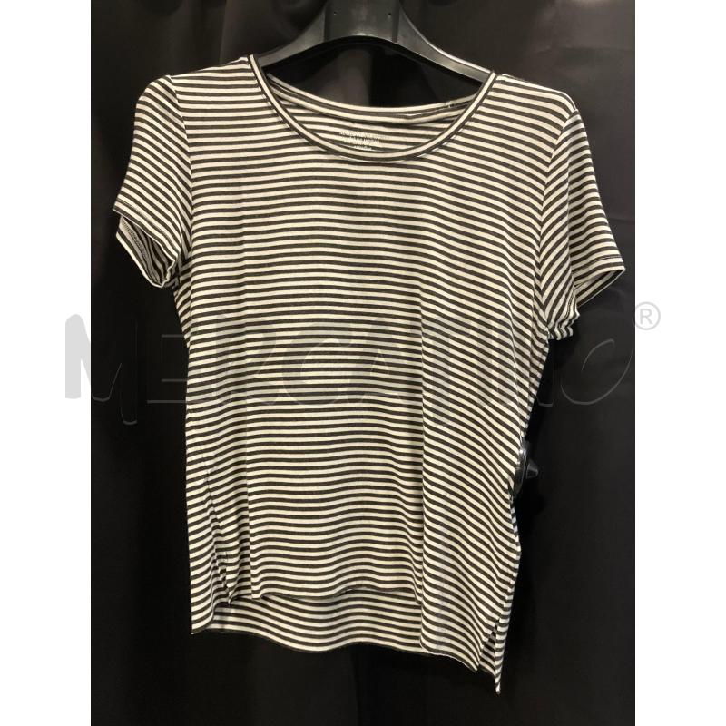 T SHIRT D MAJESTIC FILATURES RIGHE BIA NE | Mercatino dell'Usato Roma eur 1