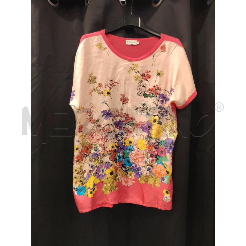 T SHIRT D MONCLER RS STAMPA FIORI  | Mercatino dell'Usato Roma eur 1