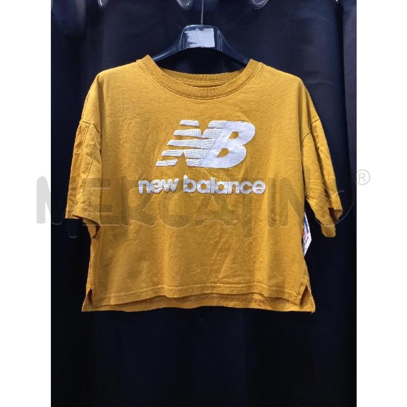 T SHIRT D NEW BAANCE GIA SCRITTA BA CROP | Mercatino dell'Usato Roma eur 1