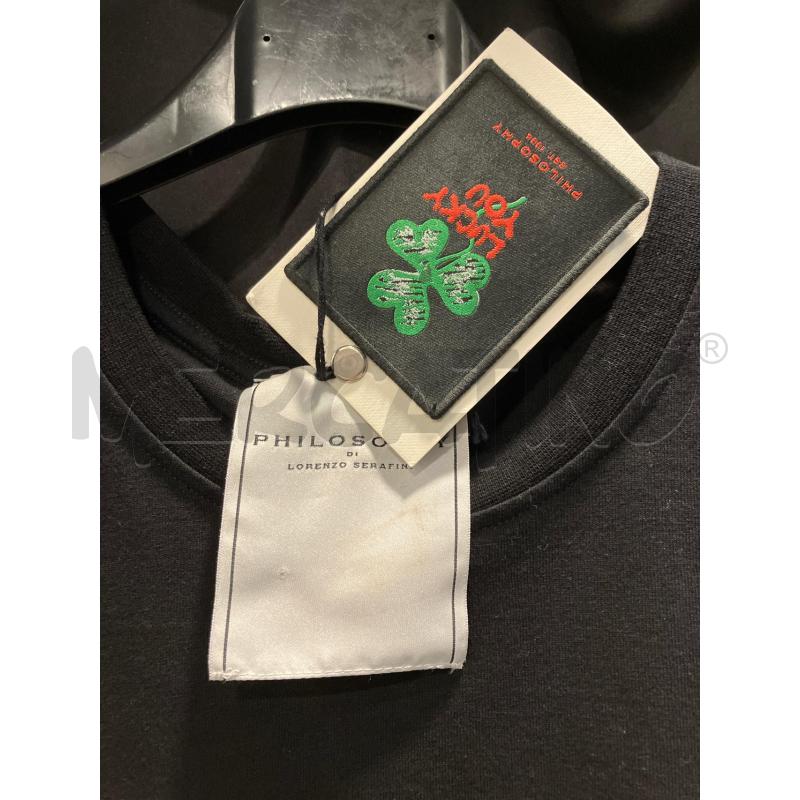 T SHIRT D PHILOSOPHY NE QUADRIFOGLIO | Mercatino dell'Usato Roma eur 2
