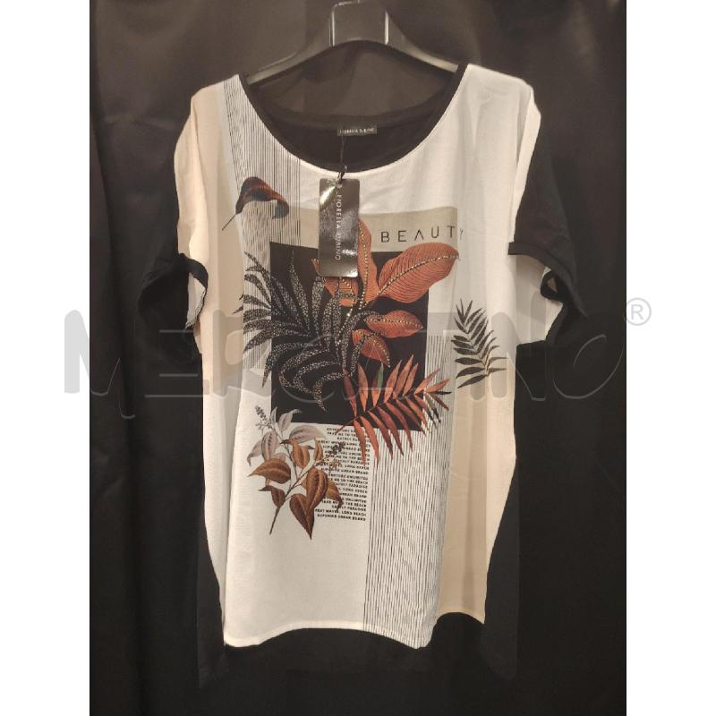 T SHIRT D RUBINO FANT FOGLIE CARTEL | Mercatino dell'Usato Roma eur 1