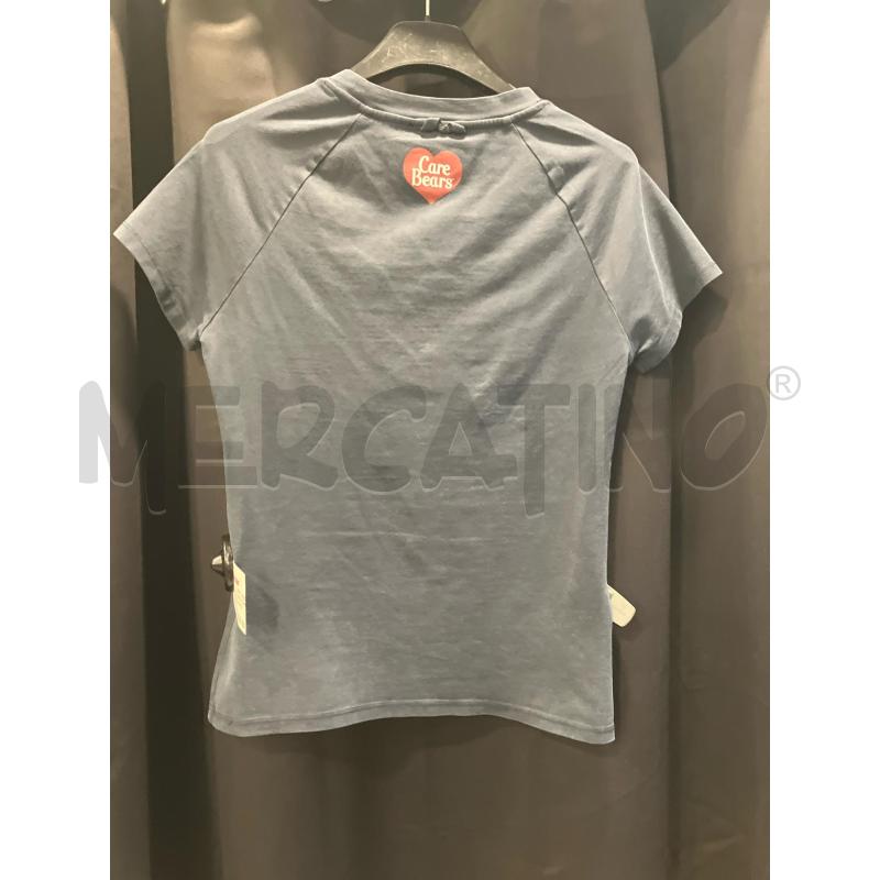 T SHIRT D ZARA X CARE BEARS BLU ORSO  | Mercatino dell'Usato Roma eur 3